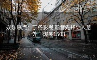 娱乐爆点：丁冬影视 影音先锋让人意外 · 爆笑1503