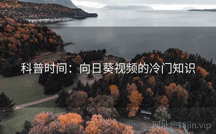 科普时间：向日葵视频的冷门知识