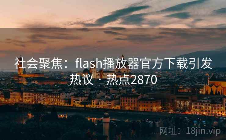 社会聚焦：flash播放器官方下载引发热议 · 热点2870